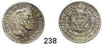 Deutsche Münzen und Medaillen,Preußen, Königreich Friedrich Wilhelm IV. 1840 - 1861 1/6 Taler 1842 D.  Olding 313.  AKS 80.  Jg. 68.