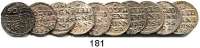 Deutsche Münzen und Medaillen,Brandenburg - Preußen LOTS     LOTS     LOTS Schilling 1670, 1671, 1701(2), 1702(2), 1703, 1705, 1706 und 1707.  LOT. 10 Stück.