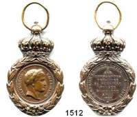 Orden, Ehrenzeichen, Militaria, Zeitgeschichte,Ausland Frankreich St. Helena-Medaille.  Bronze.