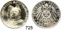 R E I C H S M Ü N Z E N,Preussen, Königreich Wilhelm II. 1888 - 1918 2 Mark 1901.  Jaeger 105.  200 Jahre Königreich.