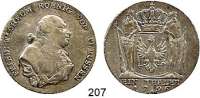 Deutsche Münzen und Medaillen,Preußen, Königreich Friedrich Wilhelm II. 1786 - 1797 Taler 1796 A.  21,90 g.  Old. 3.  Jg. 25.  Dav. 2599.