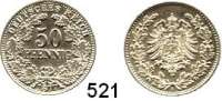 R E I C H S M Ü N Z E N,Kleinmünzen  50 Pfennig 1877 H.  Jaeger 8.