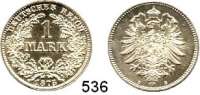 R E I C H S M Ü N Z E N,Kleinmünzen  1 Mark 1875 B.  Jaeger 9.
