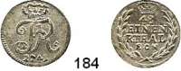 Deutsche Münzen und Medaillen,Preußen, Königreich Friedrich II. der Große 1740 - 1786 1/48 Taler 1741 EGN, Berlin. 1,48 g.  Schmale Krone, geöffnet.  Kluge 185.  v.S. 770.  Olding 141.