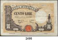 P A P I E R G E L D,AUSLÄNDISCHES  PAPIERGELD Italien 100 Lire 10.10.1944.  Pick 67 a.