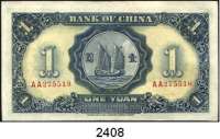 P A P I E R G E L D,AUSLÄNDISCHES  PAPIERGELD China 1 Yuan Mai 1936.  Pick 78.