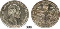 Deutsche Münzen und Medaillen,Sachsen Friedrich August II. 1836 - 1854 Sterbetaler 1854.  Kahnt 452.  AKS 117.  Jg. 94.  Thun 329.  Dav. 881.
